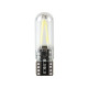 T10 W5W 9>32V W2,1x9,5d 6.500K 110lm 2COB LED ΛΕΥΚΟ (ΚΑΡΦΩΤΟ-ΔΙΠΛΗΣ ΠΟΛΙΚΟΤΗΤΑΣ) 2ΤΕΜ.