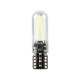 T10 W5W 9>32V W2,1x9,5d 6.500K 110lm 2COB LED ΛΕΥΚΟ (ΚΑΡΦΩΤΟ-ΔΙΠΛΗΣ ΠΟΛΙΚΟΤΗΤΑΣ) 2ΤΕΜ.