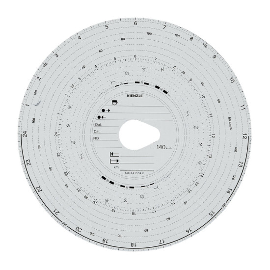 ΤΑΧΟΓΡΑΦΟΙ KIENZLE VDO 140km/h 100ΤΕΜ