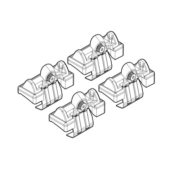 ΑΚΡΑ ΓΙΑ ΜΠΑΡΕΣ NORDRIVE ΓΙΑ SKODA OCTAVIA 5 09/04+ KIT