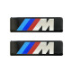 M (BMW) ΣΗΜΑΤΑ ΒΙΔΩΤΑ 10 Χ 3 cm ΕΠΟΞΕΙΔΙΚΗΣ ΡΥΤΙΝΗΣ (ΥΓΡΟ ΓΥΑΛΙ) ΣΕ ΜΑΥΡΟ/ΧΡΩΜΙΟ ΓΙΑ ΠΑΤΑΚΙΑ - 2 ΤΕΜ.