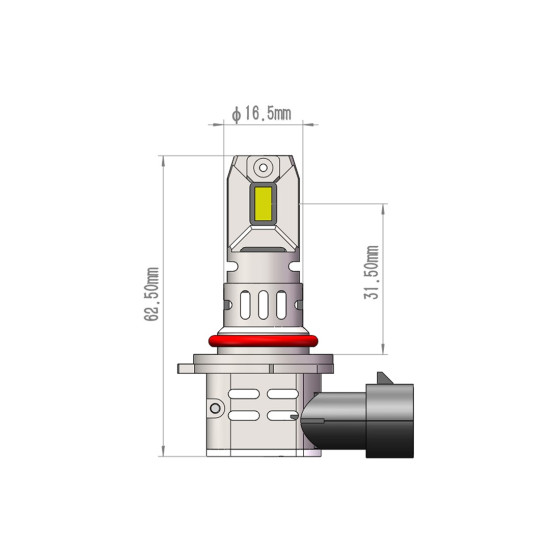 ΛΑΜΠΕΣ HΒ4 12V 2x 21W max6.000K 4600lm PRO SMART SERIES LED  M-TECH - 2 τεμ.