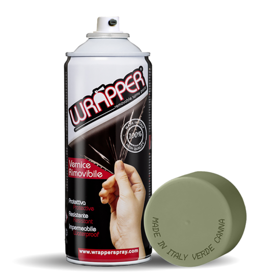 ΦΙΛΜ ΣΕ ΣΠΡΕΥ WRAPPER CAMOUFLAGE COLOURS ΠΡΑΣΙΝΟ ΜΠΑΜΠΟΥ 400ml – 1 ΤΕΜ.