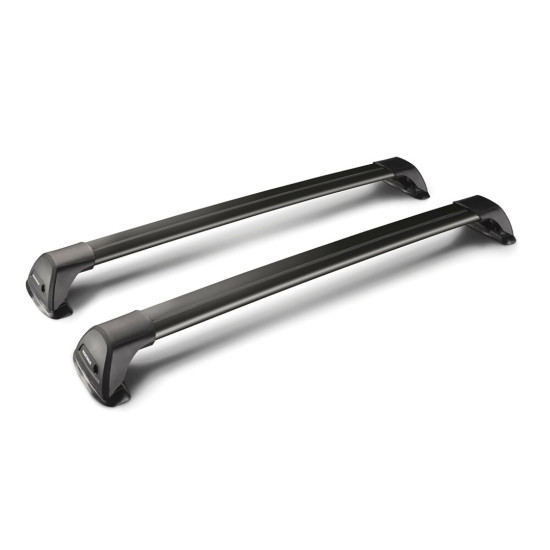 ΜΠΑΡΕΣ ΟΡΟΦΗΣ ΑΛΟΥΜΙΝΙΟΥ ΜΑΥΡΗ YAKIMA FLUSH BAR STANDARD 110cm ΜΕ ΚΛΕΙΔΙ - 2 TEM.