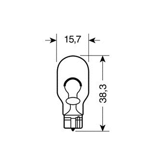 ΛΑΜΠΑΚΙΑ 12V-W16W W2.1x9.5d