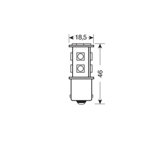 P21W 24/28V BA15s HYPER-LED11