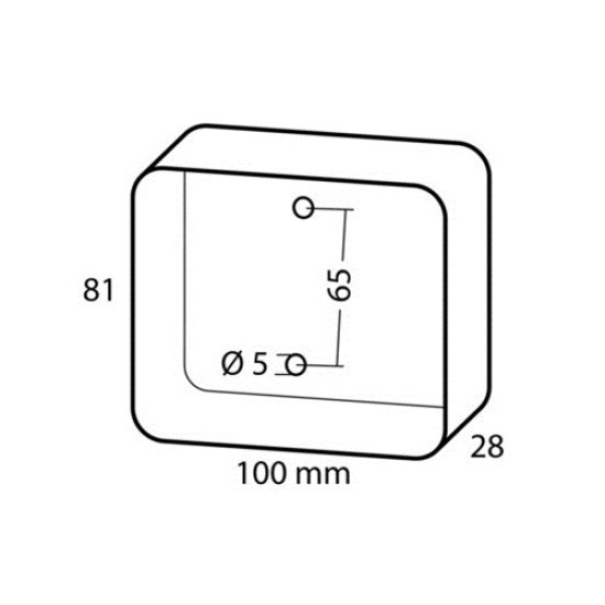 ΠΙΣΩ ΦΑΝΑΡΙ ΟΜΙΧΛΗΣ 12/24V (ΚΟΚΚΙΝΟ - 19 LED - 81 Χ 100mm) - 1 ΤΕΜ.