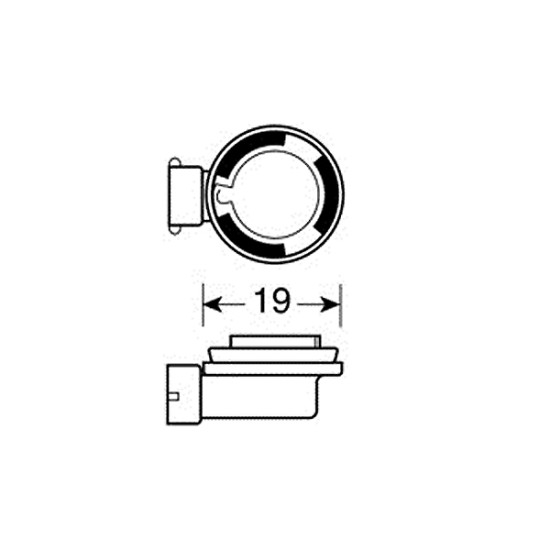 H8 BLUE XENON 12V/35W 4.500Κ