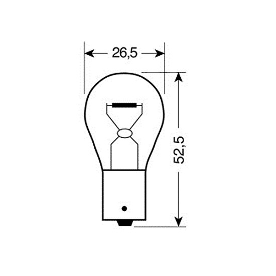 P21W 12V 21W BA15s ΜΟΝΟΠΟΛΙΚΟ CHROME SERIES ΚΑΘΡΕΠΤΗΣ ΜΟΝΟΠΟΛΙΚΟ ΛΕΥΚΟ ΦΩΣ BLISTER 2ΤΕΜ.