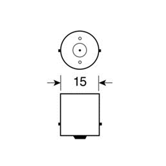 ΛΑΜΠΑ 12V/R10W ΦΟΥΝΤΟΥΚΑΚΙ