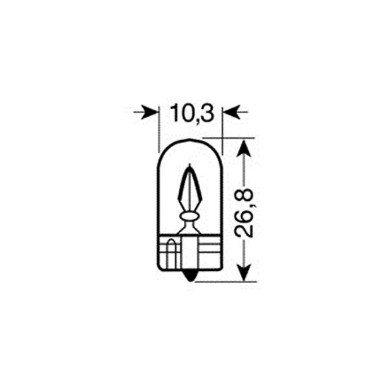 ΛΑΜΠΕΣ ΑΚΑΛΥΚΕΣ 12V WY5W 5W