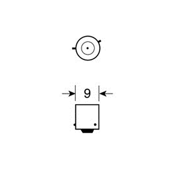 ΛΑΜΠΑ ΑΛΟΓΟΝΟΥ 12V/6W ΒΑΧ9s Η6W