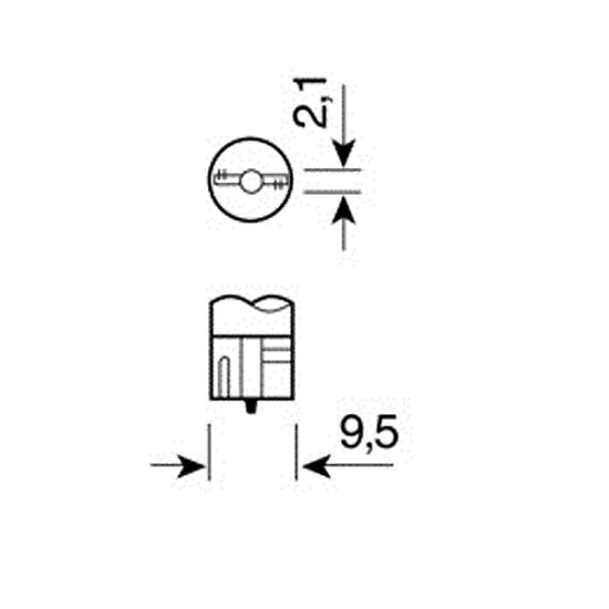 Τ10 ΨΕΙΡΑ ΔΙΑΘΛΑΣΗΣ ΜΠΛΕ ΦΩΣ W2.1x9.5d