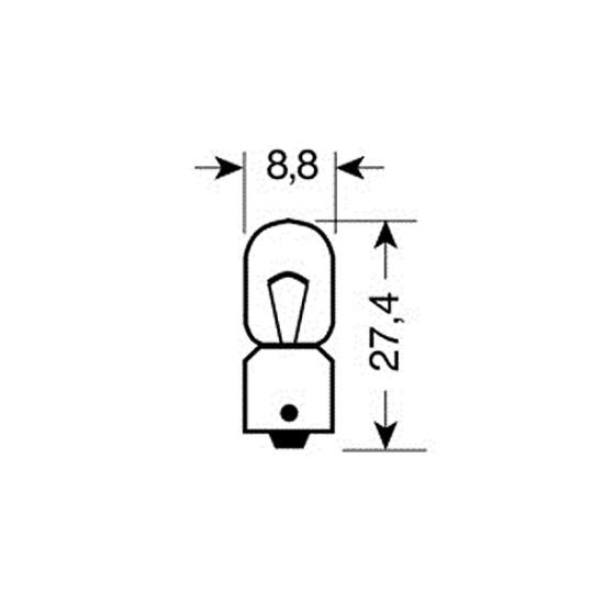 ΛΑΜΠΑΚΙΑ ΜΙΝΙΟΝ 12V T4W BA9s ΜΠΛΕ