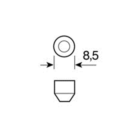 ΛΑΜΠΑΚΙ ΠΛΑΦΟΝΙΕΡΑΣ 8 LED 13x35mm