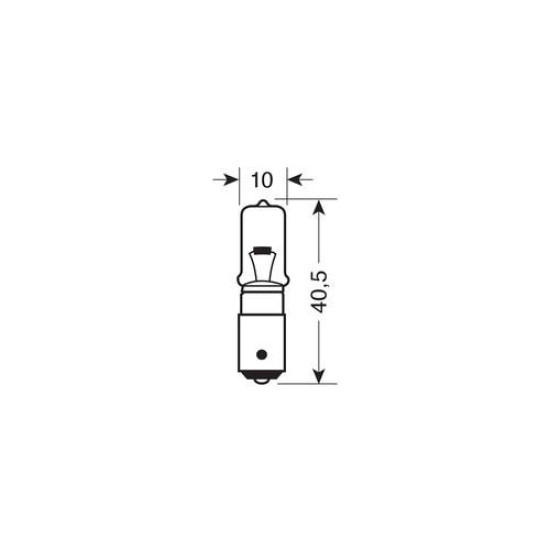 H21W 24V 21W BAY9s (ΜΙΝΙΟΝ) STANDARD LINE ΑΛΟΓΟΝΟΥ 10ΤΕΜ. (ΣΕ ΚΟΥΤΙ)