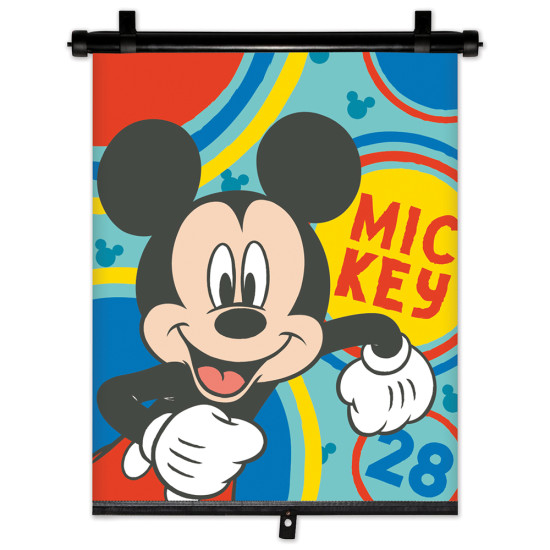 ΚΟΥΡΤΙΝΑΚΙ ΗΛΙΟΠΡΟΣΤΑΣΙΑΣ ΣΕ ΡΟΛΟ MICKEY 36x45cm ΓΙΑ ΠΛΑΙΝΟ ΤΖΑΜΙ/ΠΙΣΩ ΠΑΡΜΠΡΙΖ AMIO - 1 Τεμ.