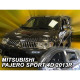 ΑΝΕΜΟΘΡΑΥΣΤΕΣ ΓΙΑ MITSUBISHI PAJERO SPORT 5D 2013-2018 ΣΕΤ ΑΥΤΟΚΙΝΗΤΟΥ ΑΠΟ ΕΥΚΑΜΠΤΟ ΦΙΜΕ ΠΛΑΣΤΙΚΟ HEKO - 4 ΤΕΜ.