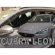 ΑΝΕΜΟΘΡΑΥΣΤΕΣ ΓΙΑ SEAT LEON 5D 2020+ / CUPRA LEON 5D 2020+ - ΣΕΤ ΑΥΤΟΚΙΝΗΤΟΥ ΑΠΟ ΕΥΚΑΜΠΤΟ ΦΙΜΕ ΠΛΑΣΤΙΚΟ HEKO - 4 ΤΕΜ.