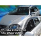 ΑΝΕΜΟΘΡΑΥΣΤΕΣ ΓΙΑ TOYOTA AVENSIS 5D COMBI 1997-2003 ΣΕΤ ΑΥΤΟΚΙΝΗΤΟΥ ΑΠΟ ΕΥΚΑΜΠΤΟ ΦΙΜΕ ΠΛΑΣΤΙΚΟ HEKO - 4 ΤΕΜ.