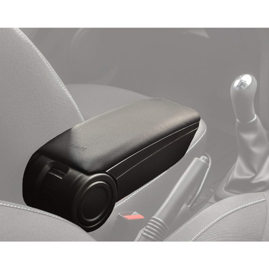 Hyundai i20 LHD 2020+ / Bayon LHD 2021+ Ολοκληρωμένος Τεμπέλης Καθίσματος ARMSTER 3 SEAT MOUNTED από Πλαστικό και Vegan Δέρμα σε Μαύρο Χρώμα RATI - 1 τεμ.