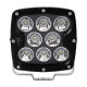 ΠΡΟΒΟΛΕΑΣ ΟΔΗΓΗΣΗΣ LED DRIVING LIGHTS  ΜΑΥΡΟΣ 10-32V 80W 5600lm 8 CREE LED ΤΕΤΡΑΓΩΝΟΣ (130 x 130 x 86 mm) M-TECH