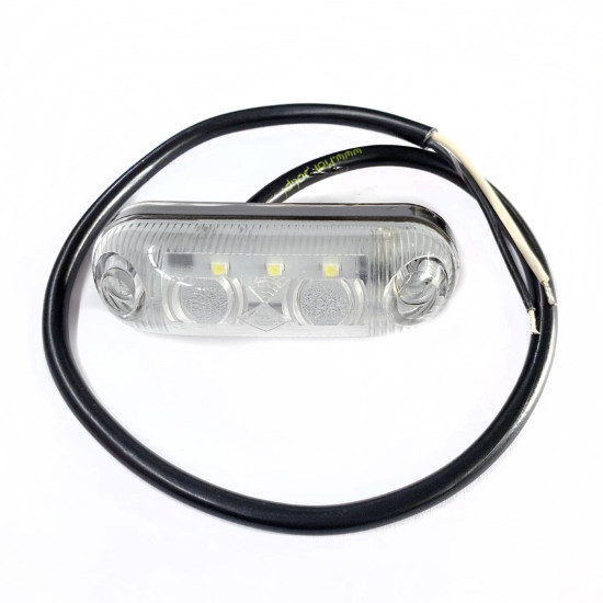 ΦΩΣ ΟΓΚΟΥ LD370 12/24V 3LED ΛΕΥΚΟ 8 x 2,5 -1ΤΕΜ.