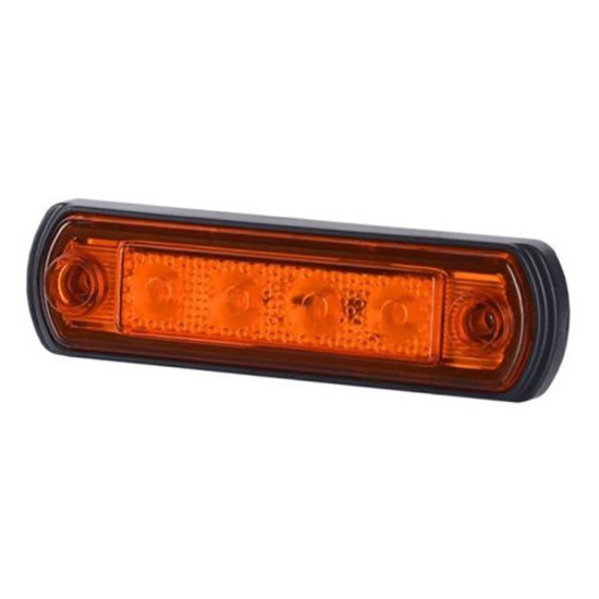 ΦΩΣ ΟΓΚΟΥ LD676 12/24V 4LED HORPOL ΠΟΡΤΟΚΑΛΙ (10,5 x 2,5 cm) -1ΤΕΜ