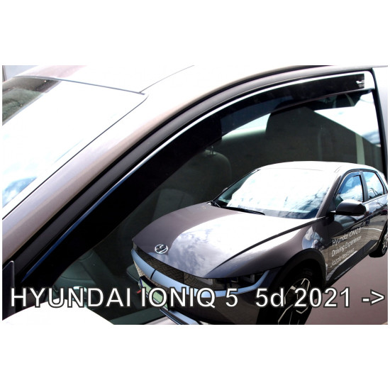 ΑΝΕΜΟΘΡΑΥΣΤΕΣ ΓΙΑ HYUNDAI IONIQ 5D 2020+ ? ΖΕΥΓΑΡΙ ΑΠΟ ΕΥΚΑΜΠΤΟ ΦΙΜΕ ΠΛΑΣΤΙΚΟ HEKO - 2 ΤΕΜ.