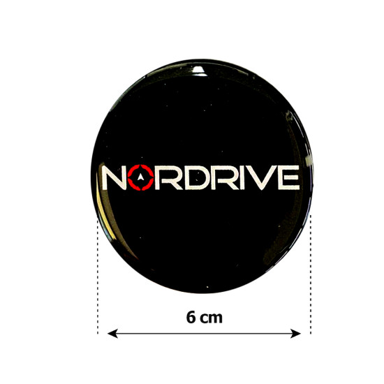 NORDRIVE ΑΥΤΟΚΟΛΛΗΤΑ ΖΑΝΤΩΝ 6 cm ΛΕΥΚΟ/ΜAYΡO/KOKKINO ΣΜΑΛΤΟΥ - 4 ΤΕΜ.