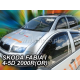 ΑΝΕΜΟΘΡΑΥΣΤΕΣ ΓΙΑ SKODA FABIA 4D/5D 1999-2010 ΖΕΥΓΑΡΙ ΕΞΩΤΕΡΙΚΟΙ ΑΥΤΟΚΙΝΗΤΟΥ ΑΠΟ ΕΥΚΑΜΠΤΟ ΦΙΜΕ ΠΛΑΣΤΙΚΟ HEKO - 2 ΤΕΜ.