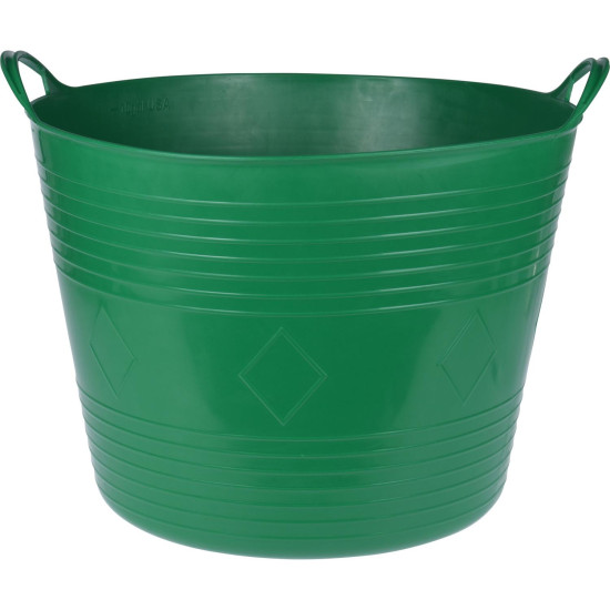Κουβάς Ελαστικός Με Χερούλια Πράσινο Φ45cm 43lt