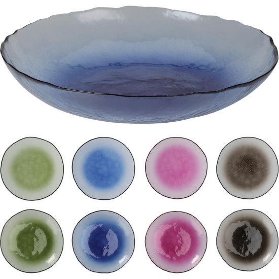 Πιάτο Βαθύ ArteLibre Γυαλί Φ22x5cm Σε 4 Χρώματα