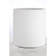 Λάμπα Επιτραπέζια ArteLibre Με Διακόσμηση Πρόσωπο Λευκό Πορσελάνη 10x17x20.5cm
