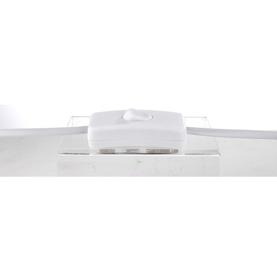 Λάμπα Επιτραπέζια ArteLibre Με Διακόσμηση Πρόσωπο Λευκό Πορσελάνη 10x17x20.5cm