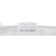 Λάμπα Επιτραπέζια ArteLibre Με Διακόσμηση Πρόσωπο Λευκό Πορσελάνη 10x18x28.5cm