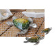 Διακοσμητικό ArteLibre Θαλάσσια Χελώνα Πράσινο/Ασημί Polyresin 10cm