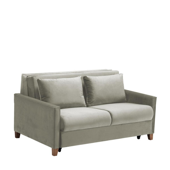 Καναπές Κρεβάτι Διθέσιος ArteLibre LIAM Γκρι Σκούρο 164x111x90cm