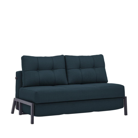 Καναπές Κρεβάτι Διθέσιος ArteLibre GAEL Μπλε/Μαύρο 150x91x90cm