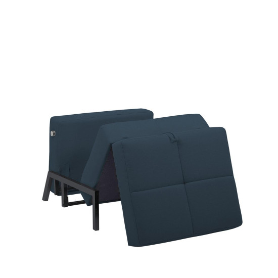 Πολυθρόνα OLIVER Σκούρο Μπλε 87x93x90cm