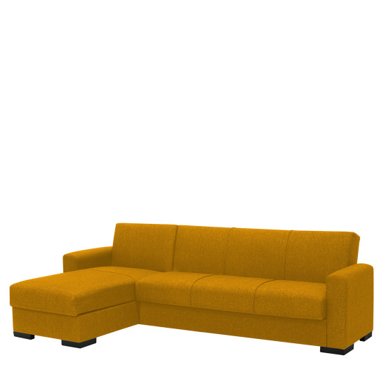 Καναπές Κρεβάτι Γωνιακός ArteLibre JOSE Μουσταρδί 270x150x86cm