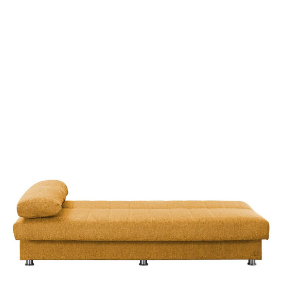 Καναπές Κρεβάτι Τριθέσιος ArteLibre LAURA Μουσταρδί 190x84x86cm