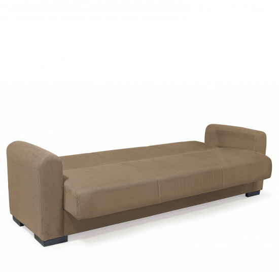 Καναπές Κρεβάτι Τριθέσιος ArteLibre HOMER Μπεζ 226x78x78cm