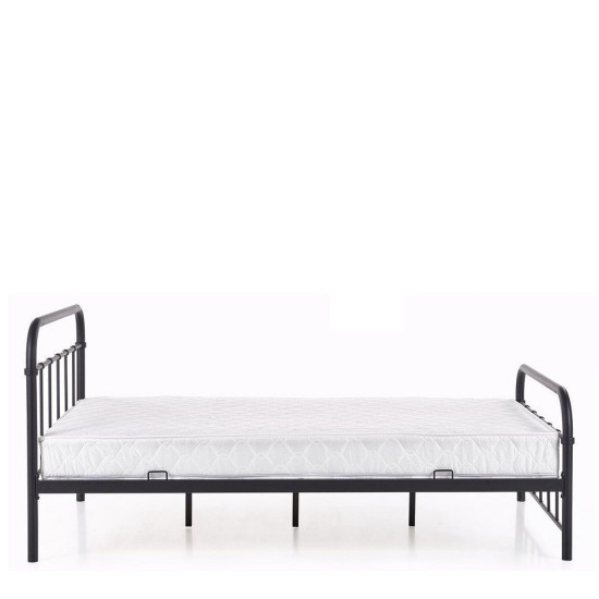 Κρεβάτι LIBERTY Μεταλλικό Sandy Black 209x124x93cm (200x120cm)