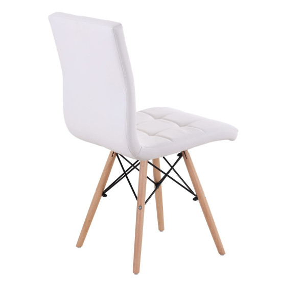 Καρέκλα ArteLibre CUPPLESSUS Λευκό PU 43x55x86cm