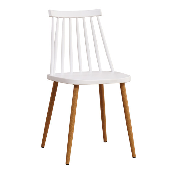 Καρέκλα ArteLibre CYGNET Λευκό PP/Μέταλλο 42x46x80cm