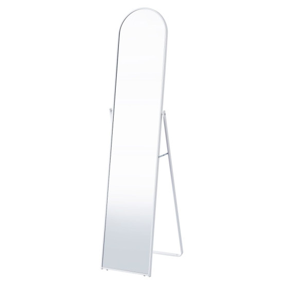 Καθρέπτης ArteLibre Δαπέδου CASERTA Λευκό Μέταλλο/Γυαλί 38x45x157cm