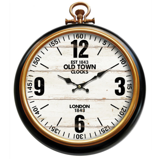 Ρολόι Τοίχου ArteLibre Μέταλλο 52x42x7cm