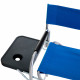 Καρέκλα Παραλίας MADEIRA Μπλε Μέταλλο/Ύφασμα 47x34x78cm