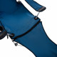 Καρέκλα Ξαπλώστρα Παραλίας ArteLibre HOLBOX Μπλε Μέταλλο/Ύφασμα 164x76x86cm
